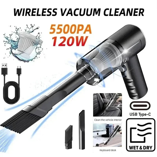 PowerClean™ Cordless Car Vacuum – High Suction, Portable & Wireless