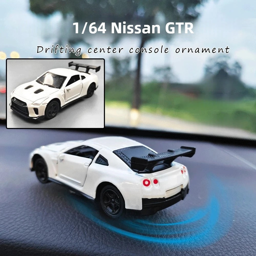 Rotating Drift Racing Dashboard Ornament – Sporty Car Model Decoration