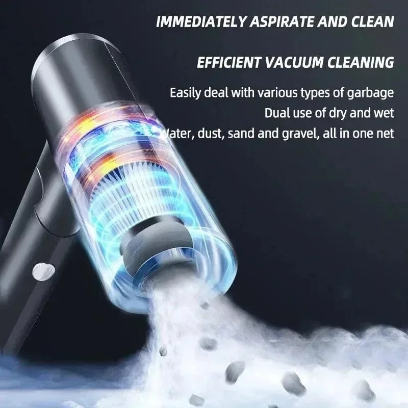 PowerClean™ Cordless Car Vacuum – High Suction, Portable & Wireless