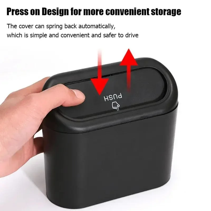 Universal Car Trash Bin – Compact Hanging Vehicle Organizer