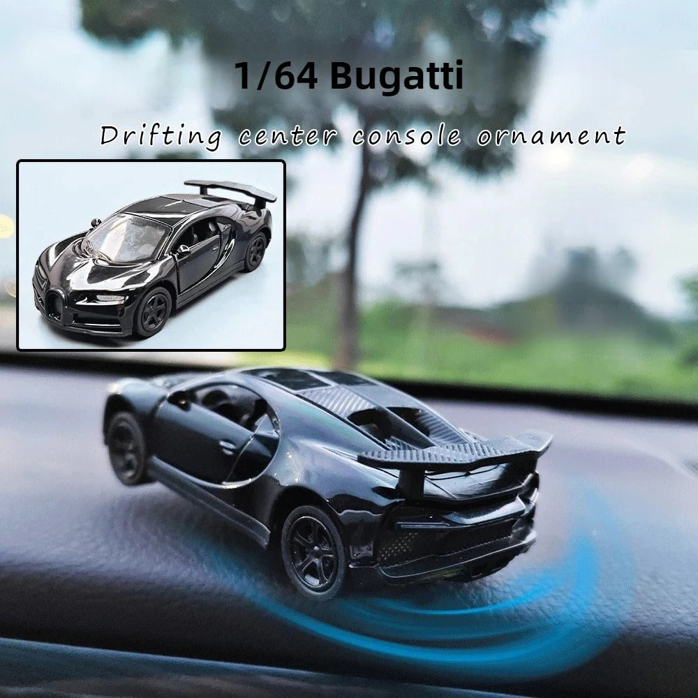 Rotating Drift Racing Dashboard Ornament – Sporty Car Model Decoration