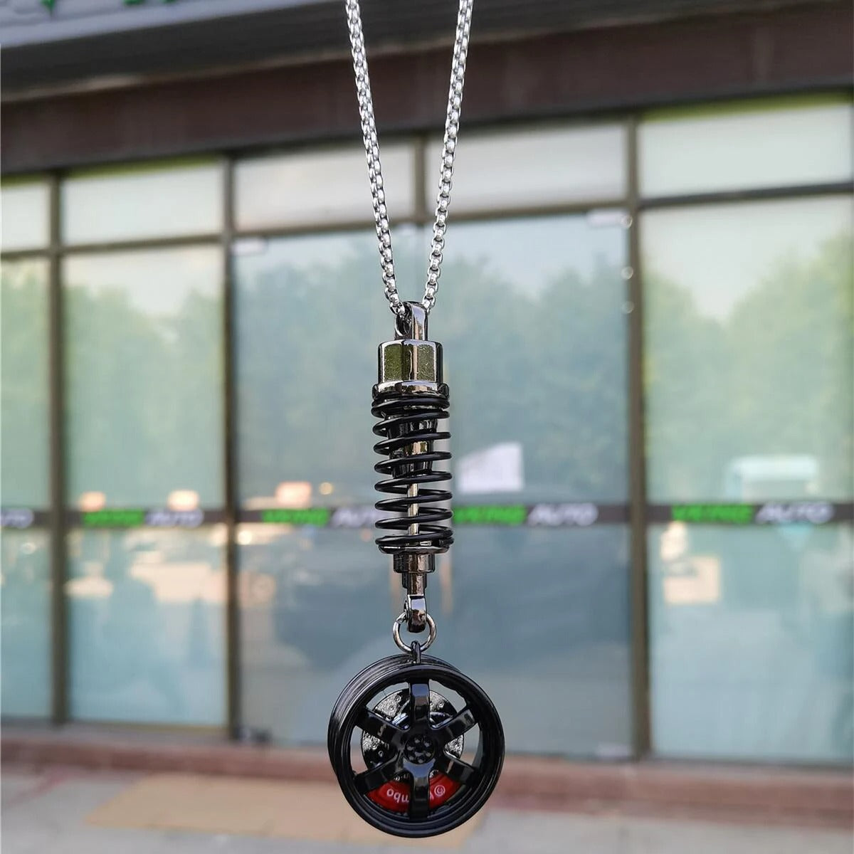 JDM Racing Shock Absorber Rearview Mirror Pendant