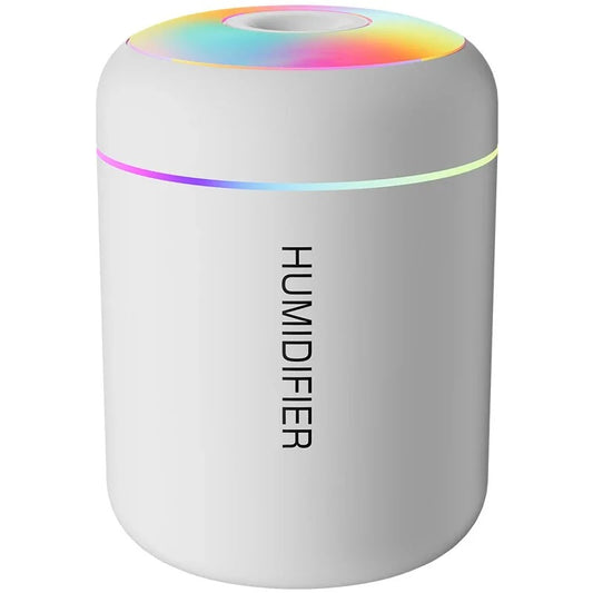 Compact 180ML USB Car & Home Air Humidifier – LED Aroma Diffuser